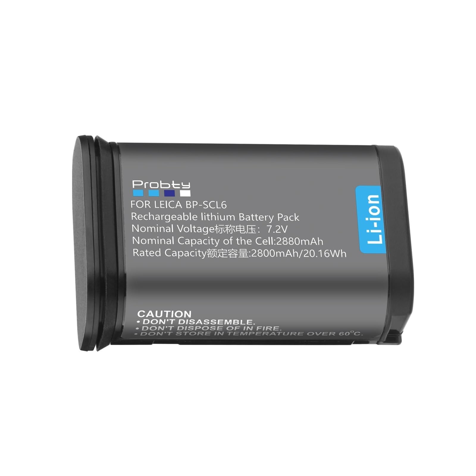 Batería BP-SCL6 celda de litio de alta densidad para cámaras Leica Q3 y SL3
