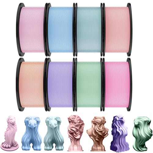 Pangda 3D Printer PLA Filament Bundle 1.75mm Multicolor Macaron Color