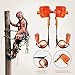 Zupixfer Tree Climbing Gear, 1 Pair of Alloy Steel Tree Climbing Spikes, Tree Climbing Gear with Cowhide Leather Leg Straps and Non-Slip Climbing Spikes, Suitable for Felling and Picking.