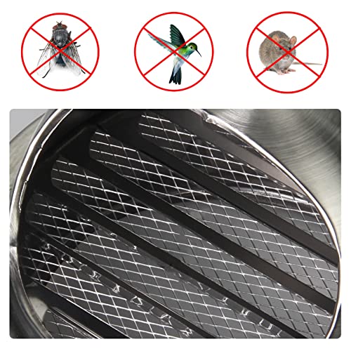 Cubierta de salida de ventilación del ventilador extractor con rejilla para sofito 5
