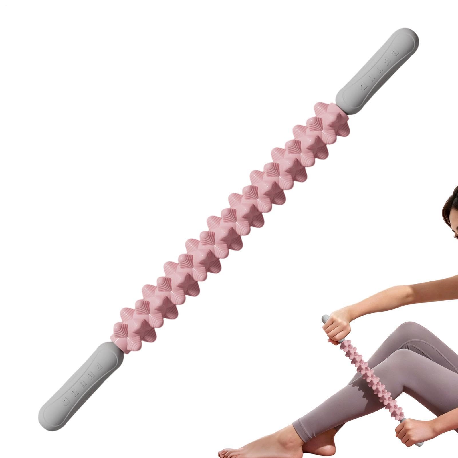Body Recovery Bar - Physical Health Massager, Flexible Pressure Roller - Pink