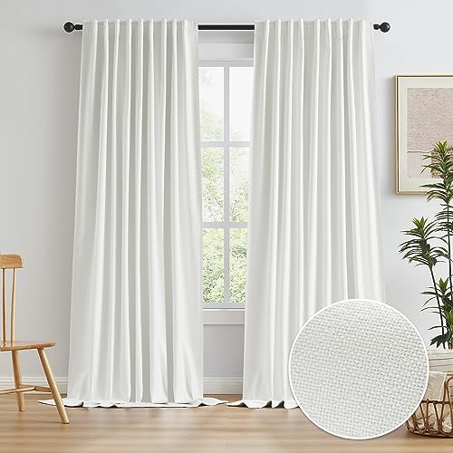 KEQIAOSUOCAI Living Room Curtains for Large Windows Modern Farmhouse Patio Sliding Door Curtains for...