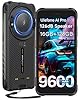 Ulefone RugKing Rugged Smartphone, 16GB+128GB/2TB TF, 9600mAh, 126dB 3.5W Speaker, Android 15, 50MP Waterproof, 5.99 inch IP68 Outdoor Armor 4G SIM-Free & Unlocked Mobile Phones, 3-Card Slot NFC