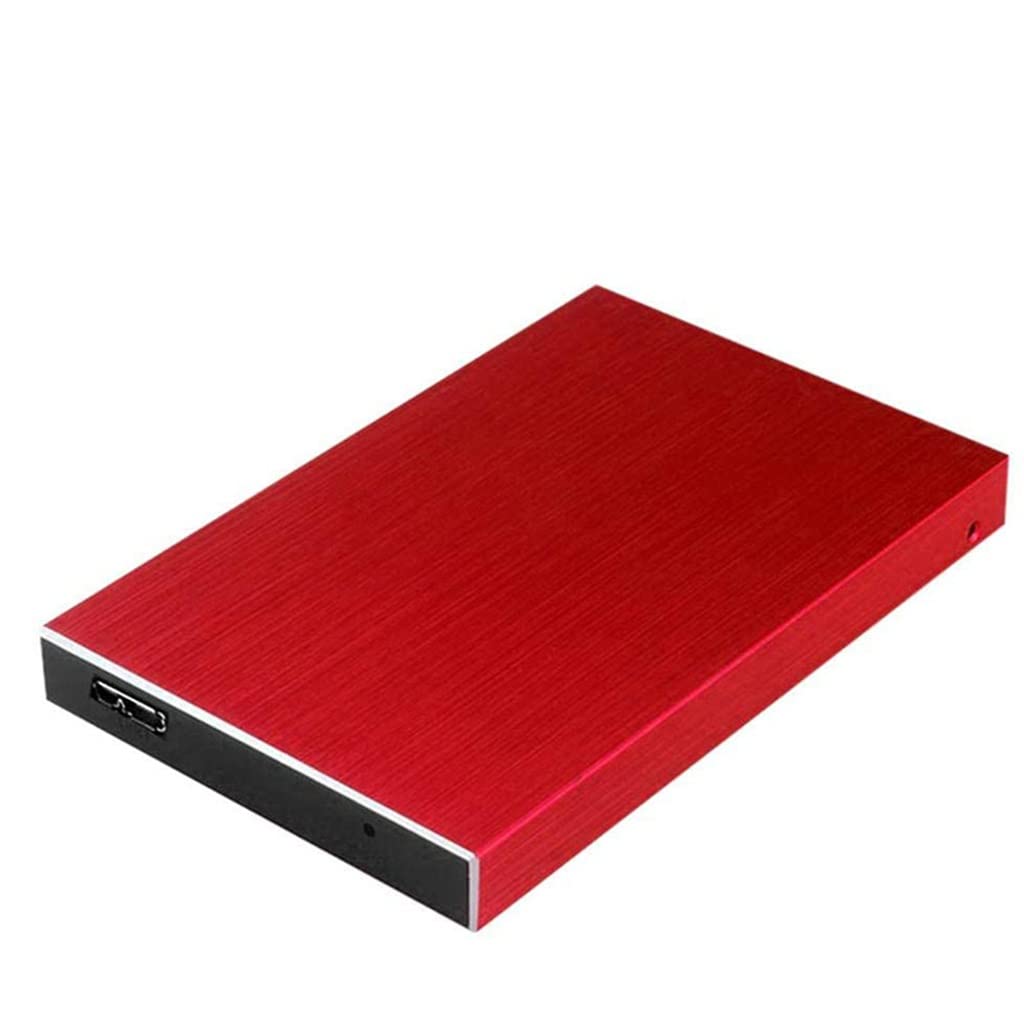 Disco Duro HDD 2.5 500GB 1TB 2TB Disco Duro Externo portátil Disco Disco Duro Externo para computadoras portátiles(Color:Rosso)