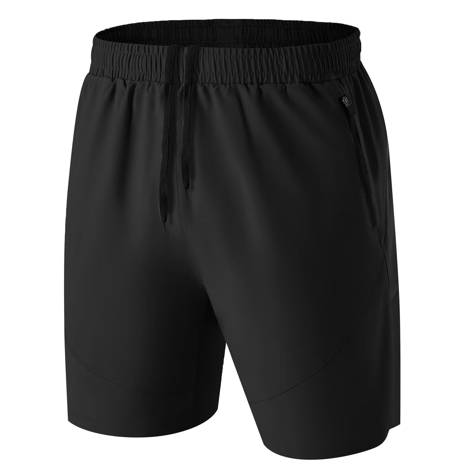 HMIYA Pantaloncini Running Uomo Leggero Sportivi Shorts Asciugatura Veloce Palestra Corsa Calzoncini con Tasca con Cerniera