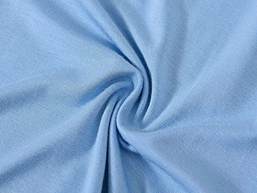 Image of MoFiz Mens Pajamas Set Short Sleeve PJ's Sleep Lounge Sleepwear Cool Pyjama Summer Sets Comfortable Lightweight
