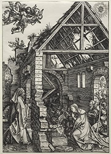 Tableau la Nativité d'Albrecht Dürer une œuvre inspirante en toile 60x90cm