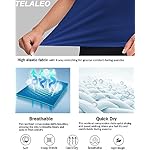 TELALEO 4 Pack Women's Compression Shirt Long Sleeve Performance Workout Baselayer Athletic Top Sports Gear - Image 4