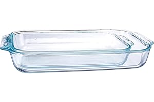 Pyrex Basics Clear Oblong Glass Bakeware Set