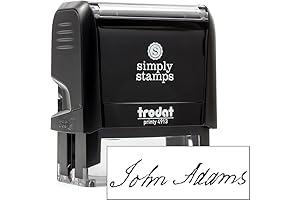 Personalized Signature Stamp by SignatureStamp.com: Create Custom Stamps with Choice of 7 Ink Colors (Medium)