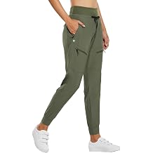 baleaf Womens Lightweight Hiking Pants with 5 Zippered Pockets