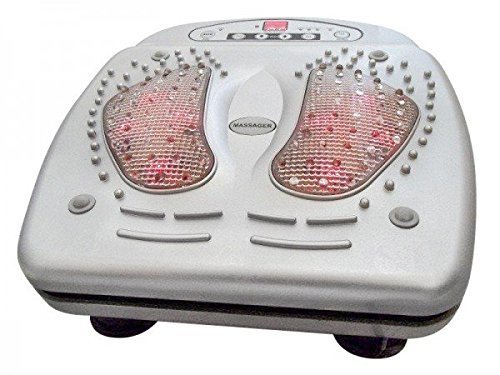 Masajeador de pies por infrarrojos con mando a distancia y 15 niveles de masaje.