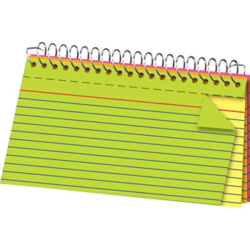 Fiches à spirales Office Depot 7,6x12,7 cm pour indexation et fiches bristol