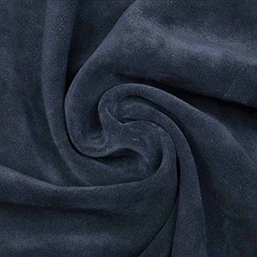 Hand & Leather Craft 3/4 oz. Suede Leather Cowhide. Best for Moccasins, Leathercraft, Bag Linings, Approns, Saddle Parts. (Navy, 4-6 Sqft) by HALC Hand and Leather Craft - Used condition - US$12.66