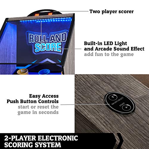 Image of Hall of Games Roll & Score Multiple Styles Arcade Game Collection, Durable & Stylish Designs with Game Balls, Perfect for Family Game Rooms