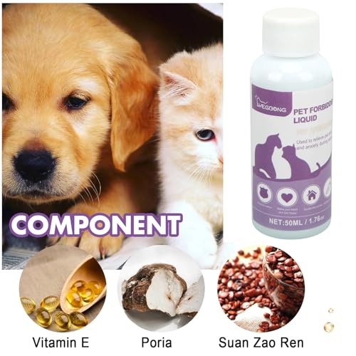 Image of YOUTHINK Pets Pheromone Calming Spray,Improve Estrus Agitation Spray Pet Anxiety Relief Spray for Cats Dogs