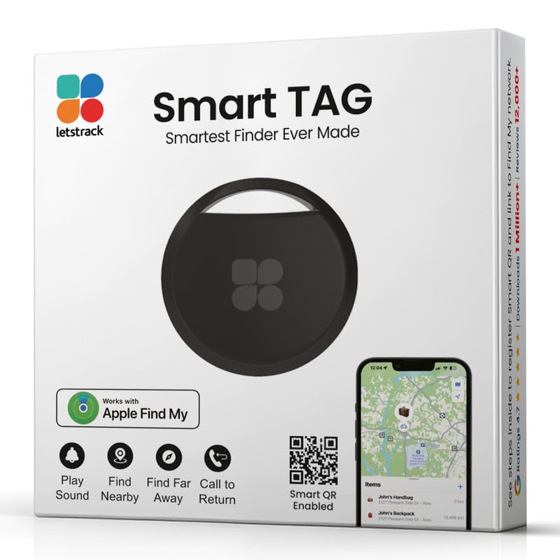 Bluetooth Smart TAG Compatible with Apple Find My (iOS only), Tracker Tag with 2-Year Replaceable Battery, 75dB Alarm Volume, Finder & Locator for Keys, Wallet, Luggage and More-image-19