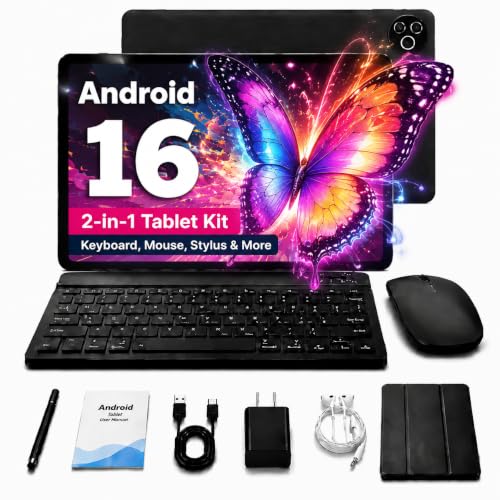 Image of TTKIDS K7L 10.95-Inch Octa-Core Standard Tablet Bundle, Black