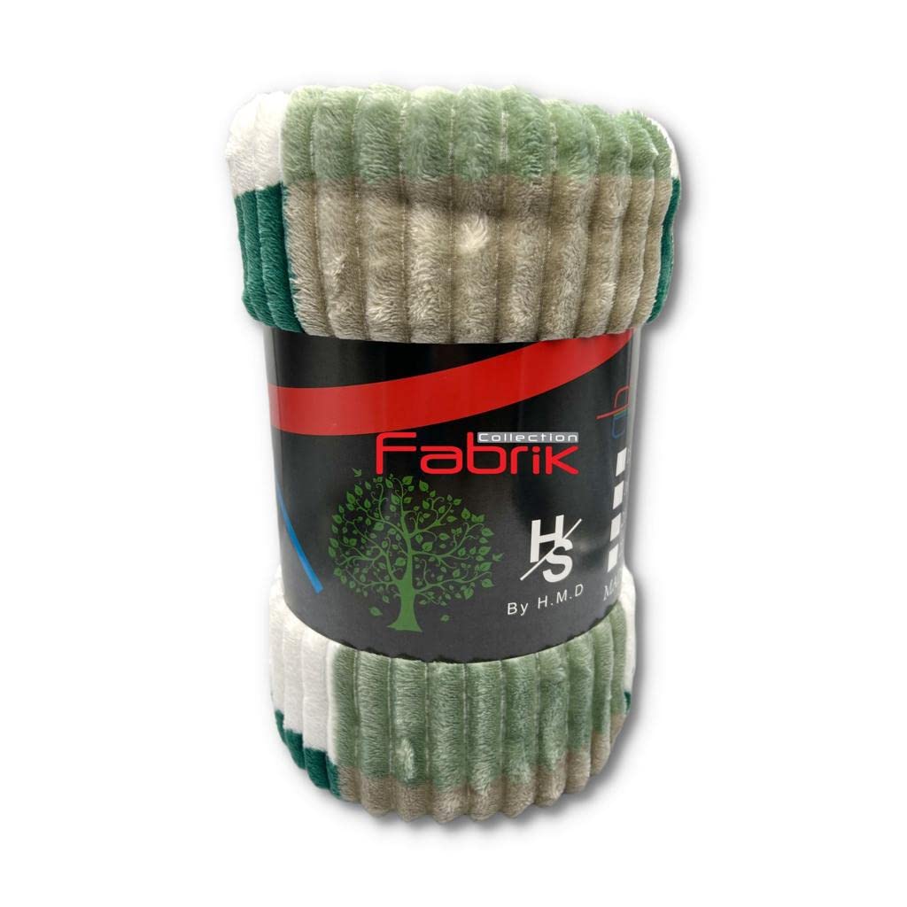 FABRIKSoft Flannel Fleece Blanket, Single Size, 210 * 150 cm (COLOR 7)