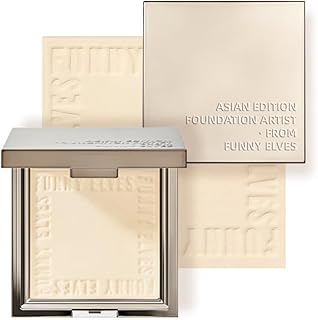 累計4000万個 Funny Elves ソフトマットプレストパウダー パウダ一 フェイスパウダー マット 毛穴カバー テカリを抑え 防水 カラーロック 透明感 素肌感 保湿 皮脂抑制 ベースメイク 乾燥肌 脂性肌 混合肌 メイク崩れ防止 (NU00, 7g)