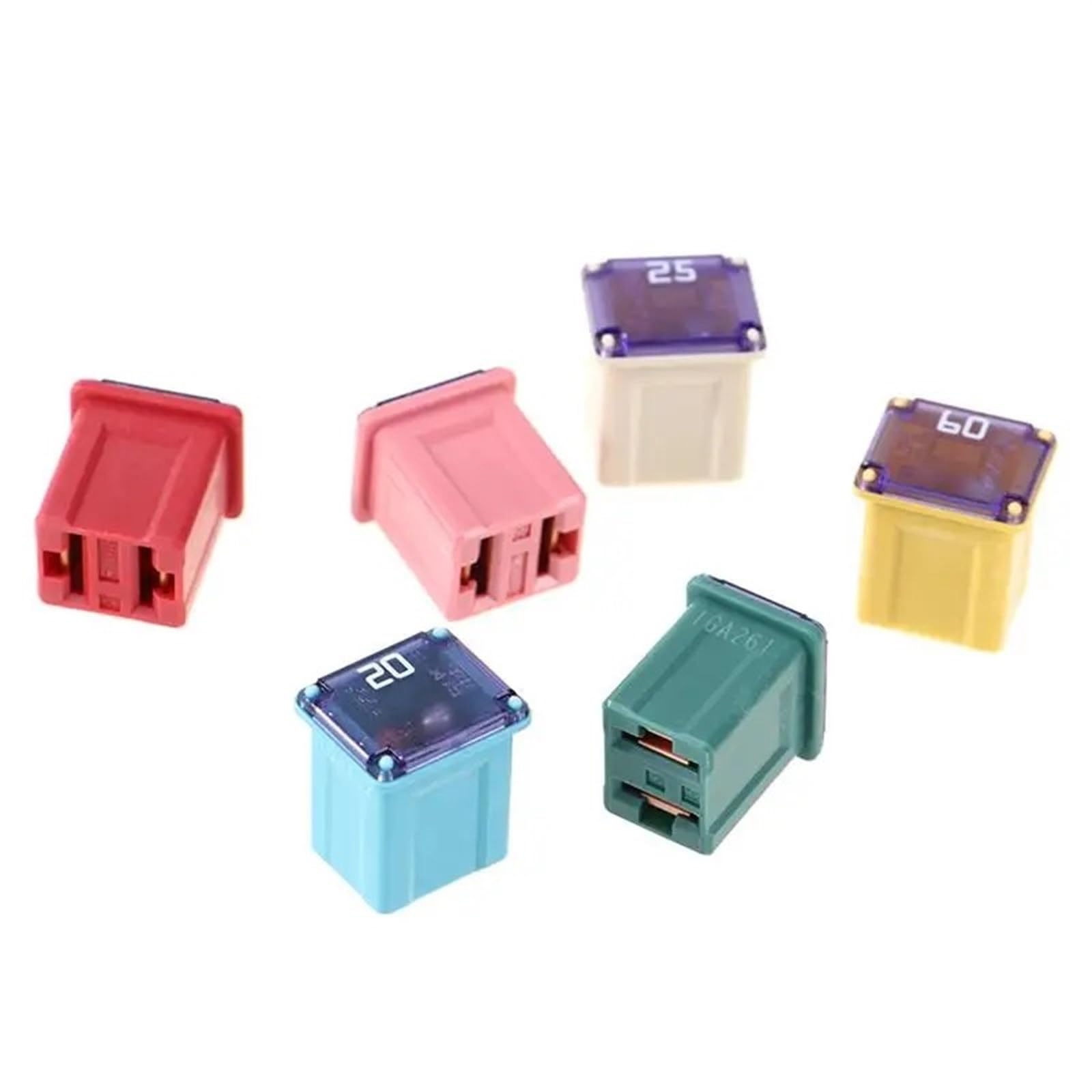 WTEPNQQDI 1Pcs Square Fuse 20A 25A 30A 40A 50A Tube Waterproof Box Socket(30a)