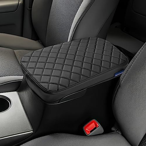 Center Console Armrest Cover For Chevy Trailblazer 2021-2026 - Carbon Fiber Leather Protector - View #3
