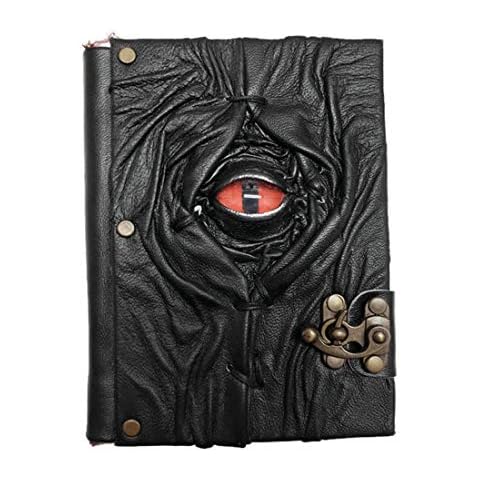 Handmade Genuine Leather Notebook Grimoire Spellbook journal sketchbook with 130 Pages Cover