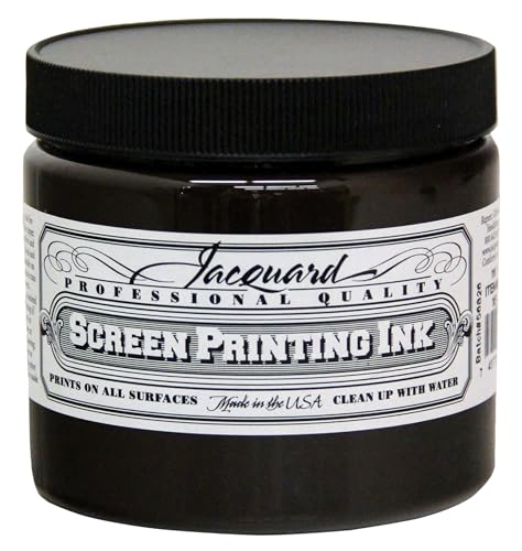 Jacquard 116 Brun Brun en pot de 16 oz pour la sérigraphie sur textile