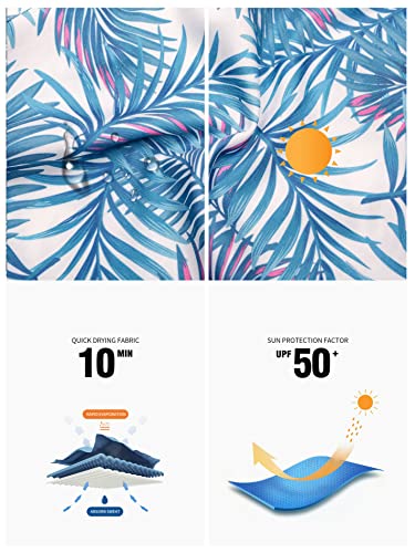 Image of Womens Swim Shorts UPF50+ Board Shorts Quick Dry Beach Shorts Drawstring Sports Summer Bottom