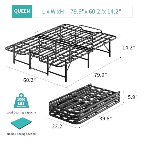 Tokfyle Queen Foldable Bed Frame thumb #2