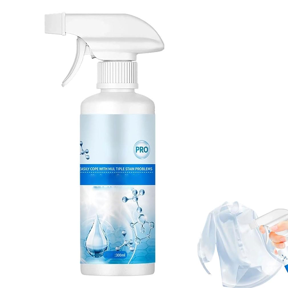 Non-Ionic Laundry Stain Removal Emulsifier, Non-ionic Clothing Emulsifier, Powerful Stain Remover Clothes Dry-Clean Spray, Stain remover & laundry whitener, Multi Stain Degreaser for Stubborn Stains