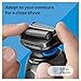 Braun Electric Shaver for Men, Series 5 5150cs, Wet & Dry Razor, Turbo Shaving Mode, Foil Shaver, with Beard Trimmer, Body Groomer and Charging Stand, Blue, Holiday Gifts for Men