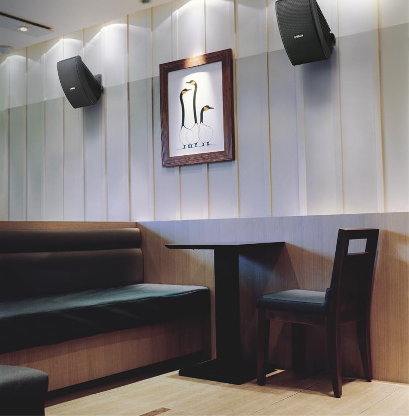 Yamaha NS-AW392 2-Way Outdoor Speakers 120 Watt 86 dB 1 Pair Black