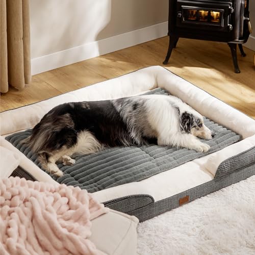 Bedsure ComfyFleece® Self Warming Dog Bed XL,Large Self Heating Cat Pad - Image 6