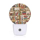 Axayaz Bookshelf Plug in Night...