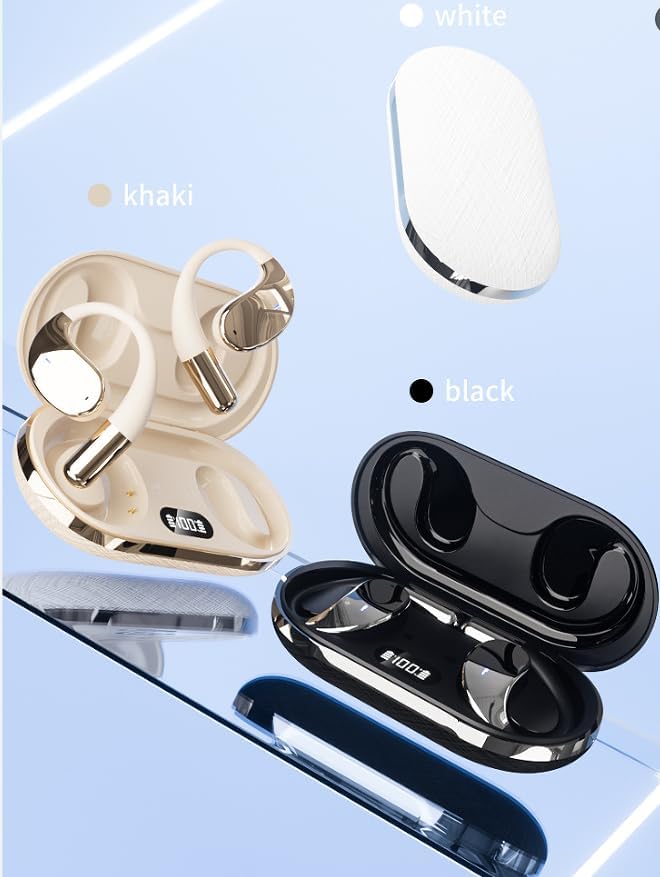 Wireless Bluetooth Earbuds with Ear Hooks and Active Noise Reduction AI Real-time Translation Suitable for Various Mobile Phones (Black with AI Intelligent Real-time Translation) - Image 8