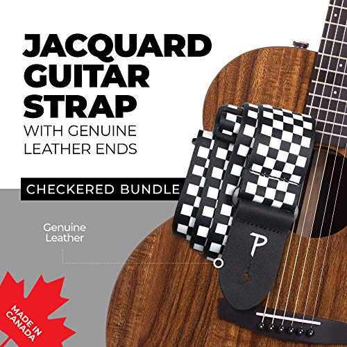 Perri’s Leathers Ltd – PKG Sangle de guitare en polyester – 3 médiators moyens 0,71 mm, 1 adaptateur acoustique en cuir… - Les Beatles, Paul McCartney, John Lennon, RIngo Starr, George Harrison Perri's Leathers Ltd - PKG Sangle de guitare en polyester - 3 médiators moyens 0,71 mm, 1 adaptateur acoustique en cuir… – Image 6
