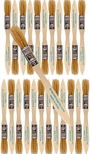 Pro Grade - Chip Paint Brushes - 24 Ea 1/2 Inch Chip Paint Brush Light Brown