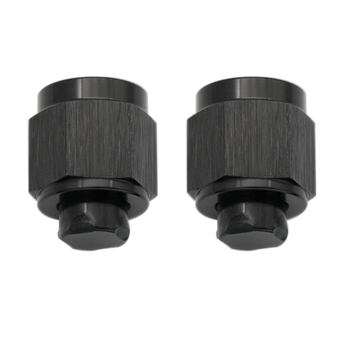 AC PERFORANCE Black -10 AN AN10 Aluinu Ale Flare Plug Fitting With 10AN ORB O Ring Boss - Foto 7