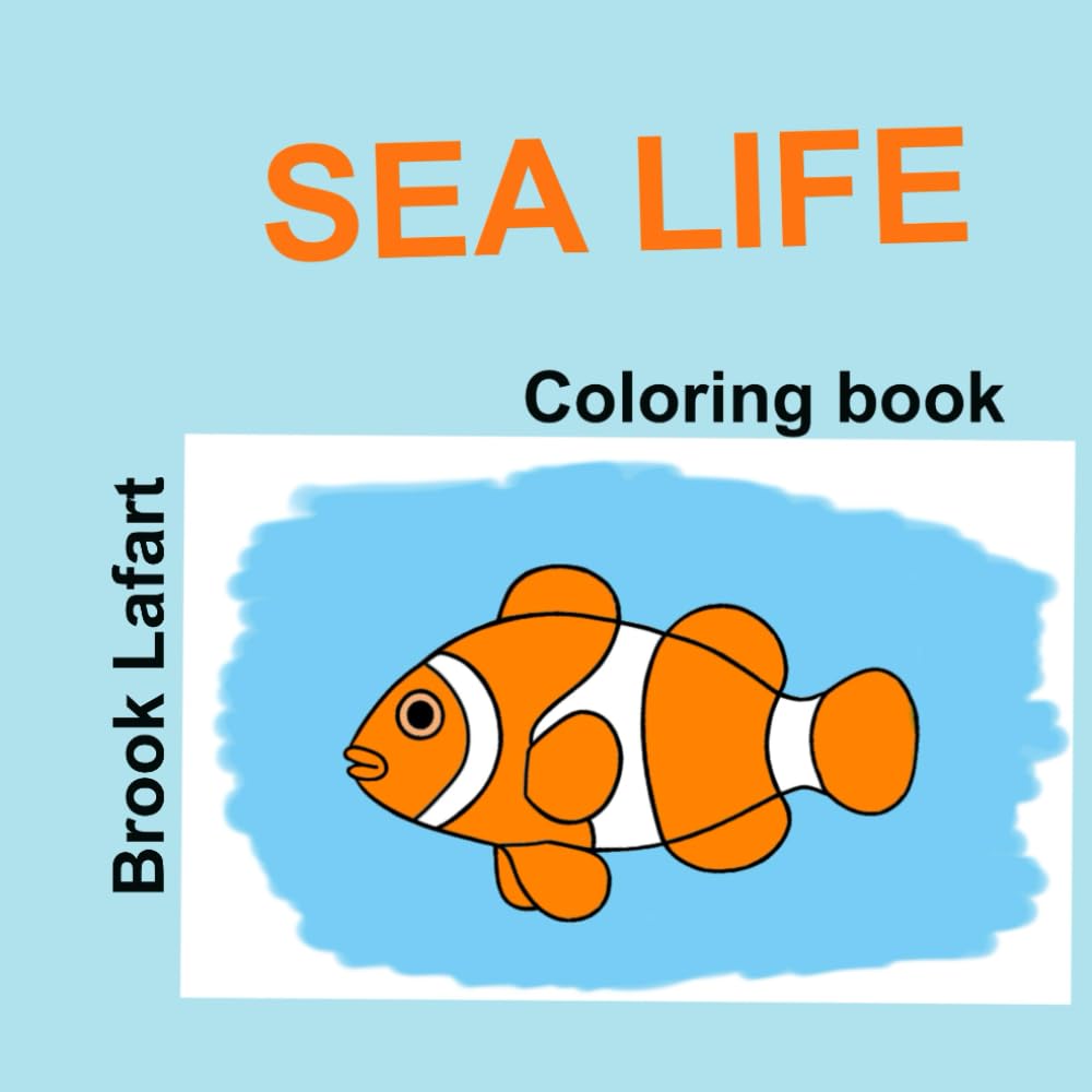 Sea Life Coloring Book