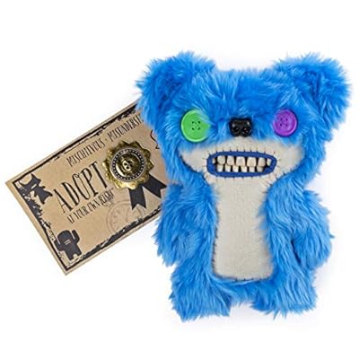 Fuggler 9 Medium Blue Fur Teddy Bear Nightmare France | Ubuy