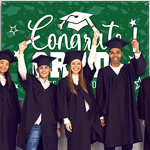 Fondo Decorativo Graduación 72.8 x 43.3 Inch Verde miniatura 5