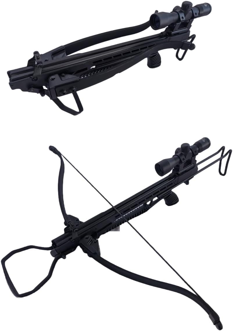 WT-Scout Super Compact Survival Crossbow Foldable Limbs and Adjustable Stock Hunting Kit