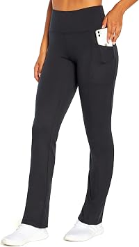 Balance Collection Womens Emilia High Rise Pocket Bootcut Yoga Pant