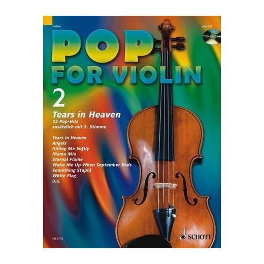 Pop for Violin Band 2 inkl. CD – 12 härliga låtar från Eric Clapton, Robbie Williams, Green Day och till 1–2 gigar (noter)