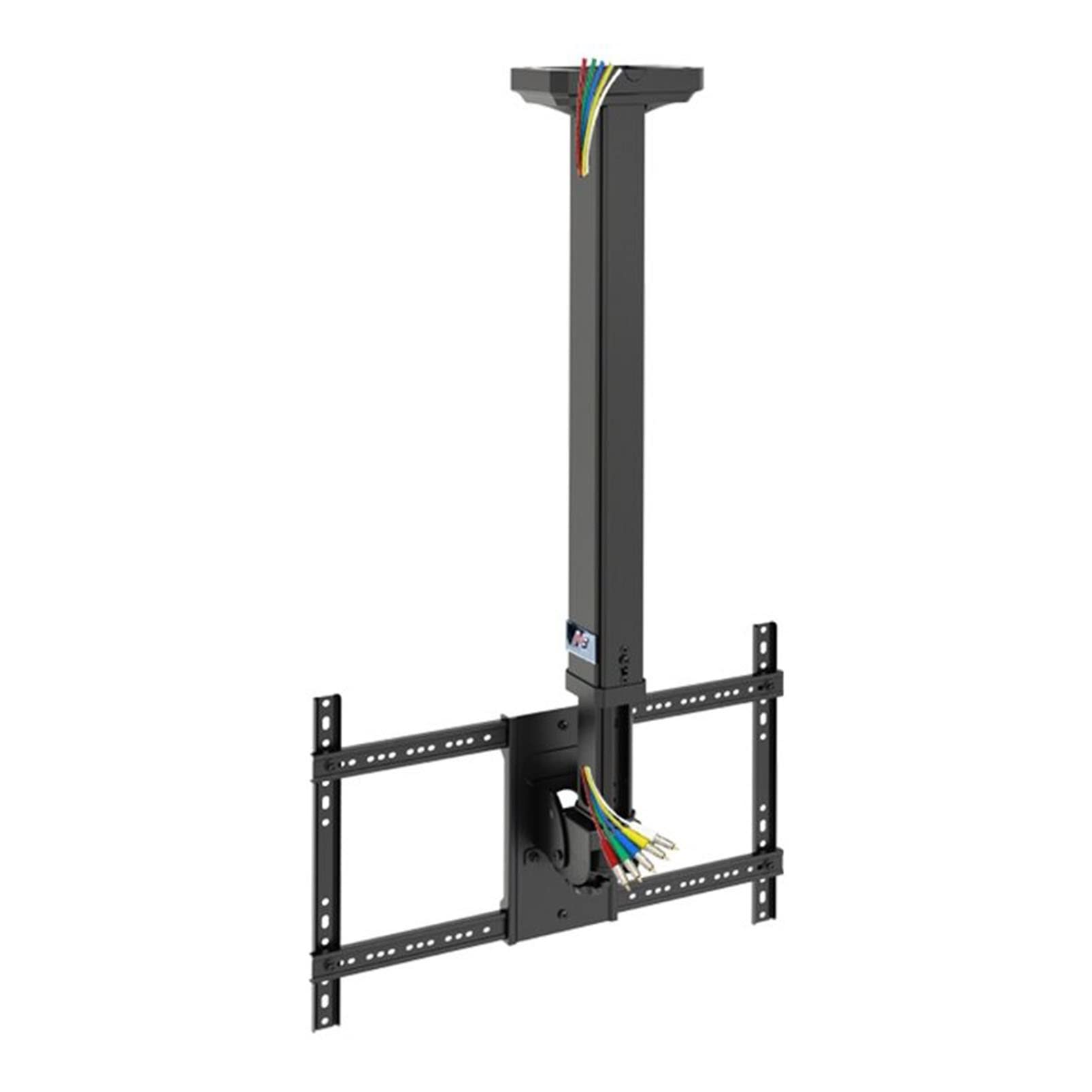 CGCSYZ Ceiling TV Mount - Adjustable Ceiling TV Mount Bracket, for 40-65inch Flat Screen TVs, TV Pole Holds Up to 45kg, 600x400MM (Black)