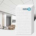 Art3d Acoustic Drop Ceiling Tiles 24x48 10-Pack, Soundproof Panels 2x4ft for Wall Coverings, White