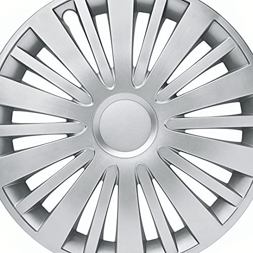 Albrecht Copricerchi 14 Pollici Argento Neri per