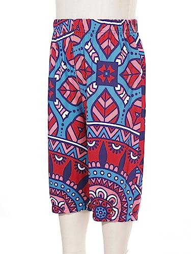 Little Girls Toddler Loose Pants Boys Kids Boho Harem Pants Bohemian Baggy Trousers for Dance Workout Sports4