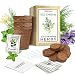 Herb Garden Starter Kit Indoor | Natural, Organic Growing Kit | Perfect for Gardener Gifts | Pots, Markers, Seed Packets, Soil Mix | Lavender, Dill, Chives, Oregano, Fennel | Sower's Source
